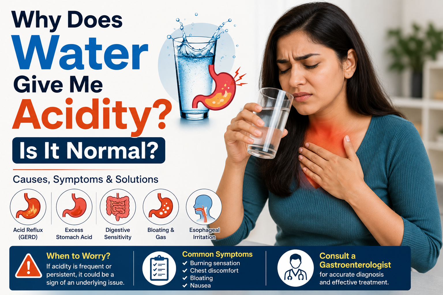 Why Does Water Give Me Acidity? Is It Normal?