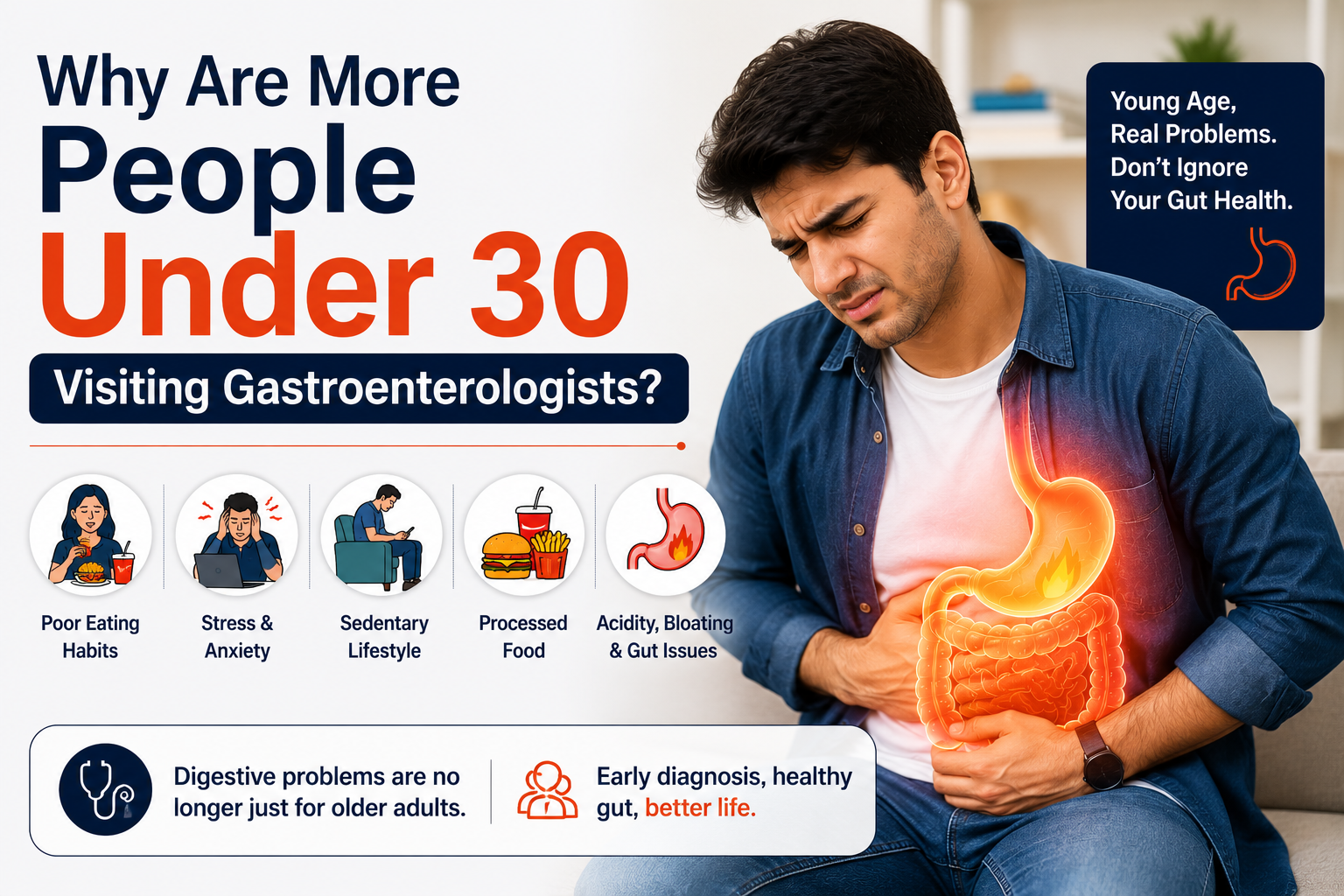 Why Are More People Under 30 Visiting Gastroenterologists?