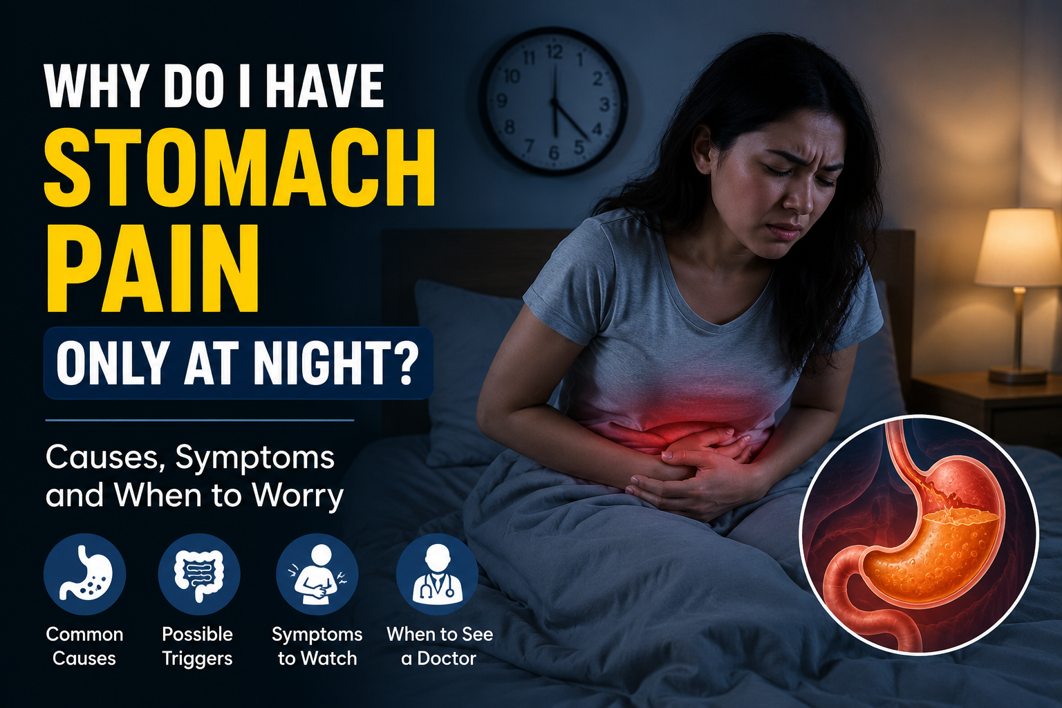 Why Do I Have Stomach Pain Only at Night?