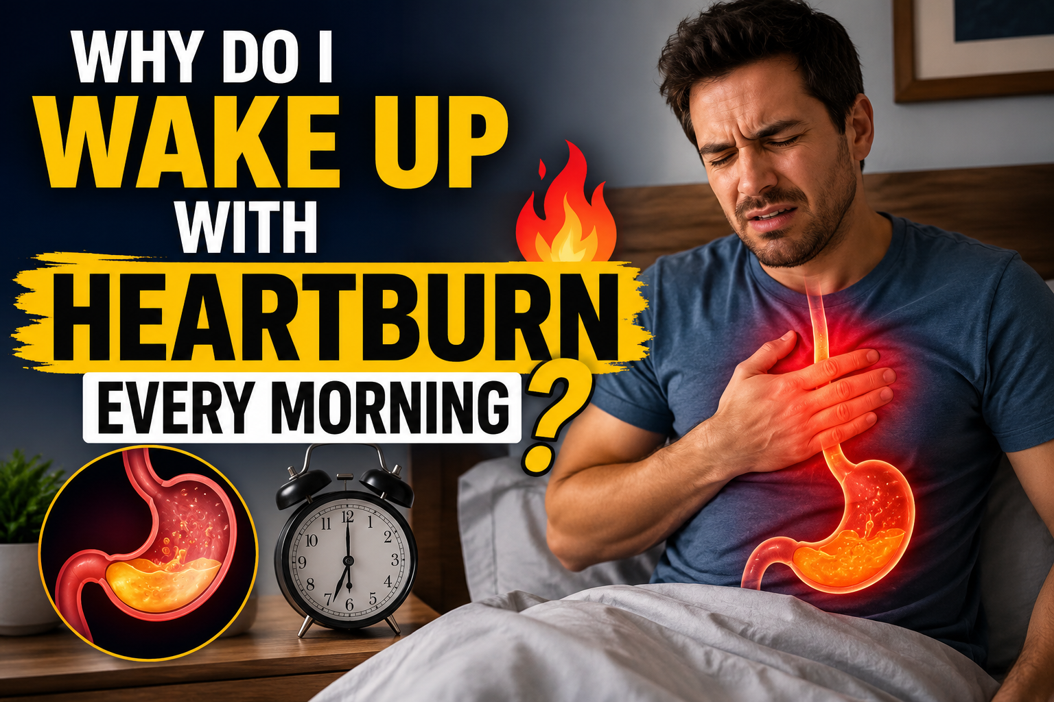 Why Do I Wake Up With Heartburn Every Morning?