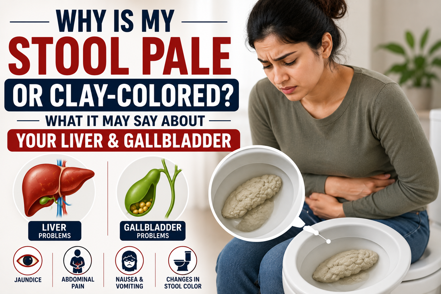 Why Is My Stool Pale or Clay-Colored? What It May Say About Your Liver & Gallbladder