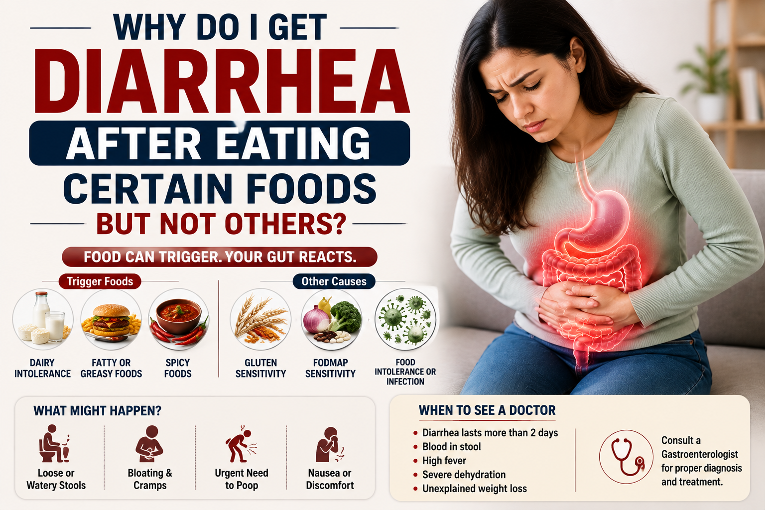Why Do I Get Diarrhea After Eating Certain Foods but Not Others?
